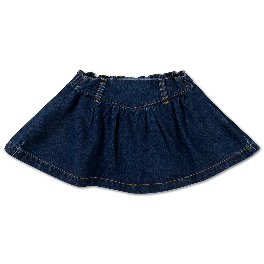 Skirt Hoop Rinsed Blue