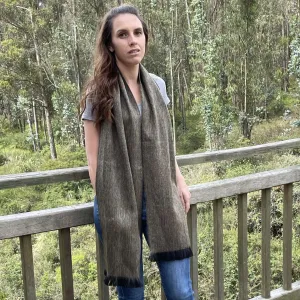 Soft And Warm Elegant Winter Alpaca Scarf