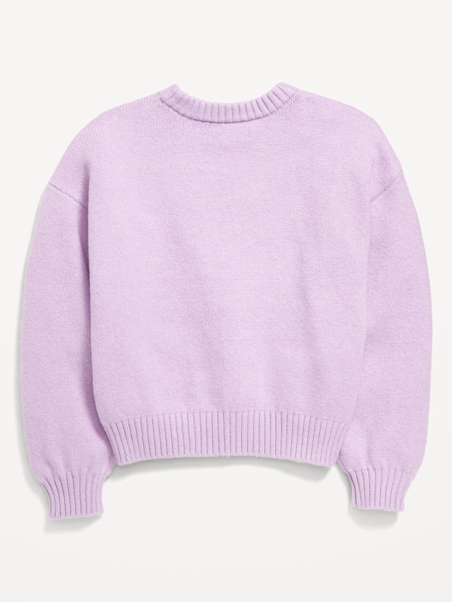 SoSoft Long-Sleeve Graphic Sweater for Girls
