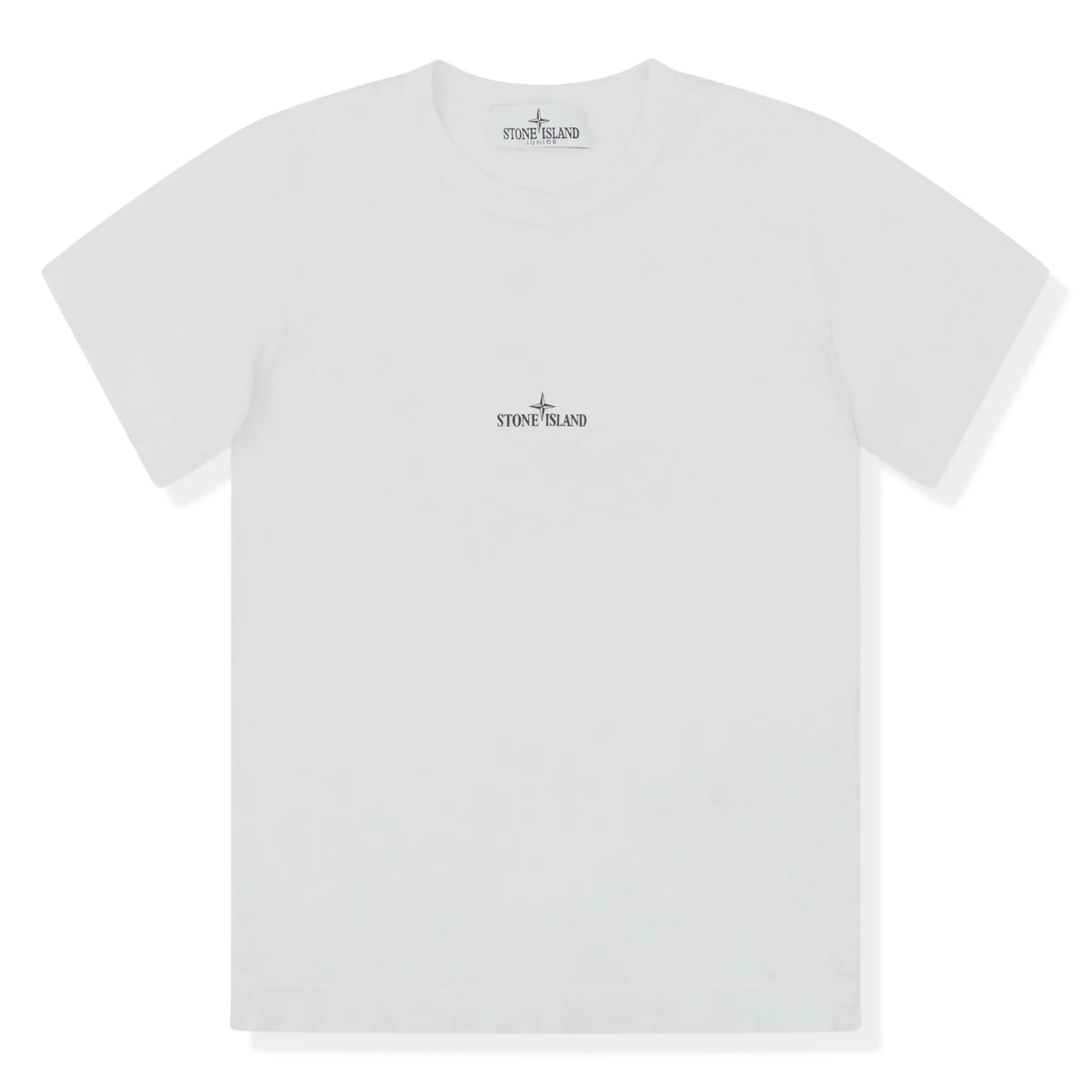 Stone Island Junior Logo White T Shirt