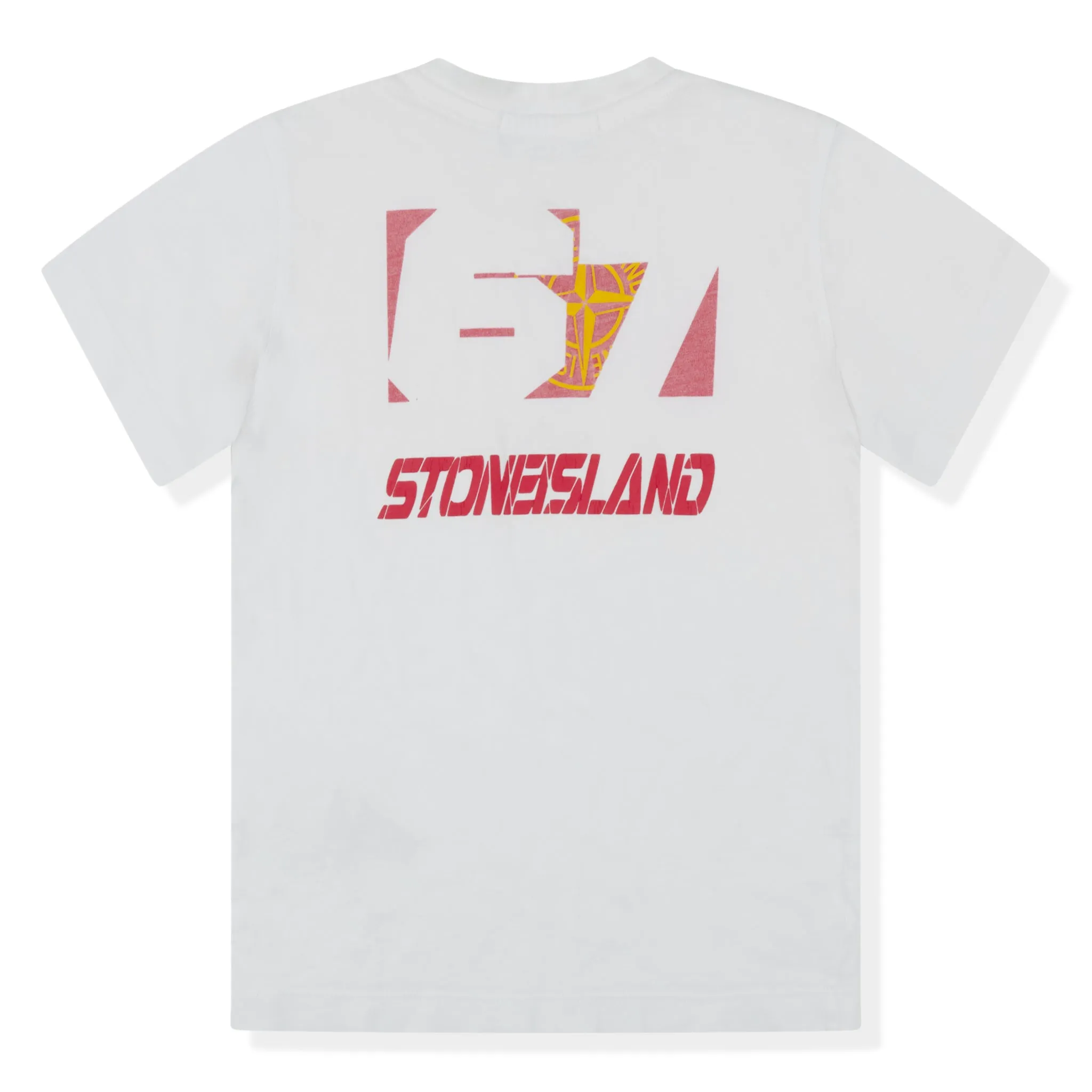 Stone Island Junior Logo White T Shirt