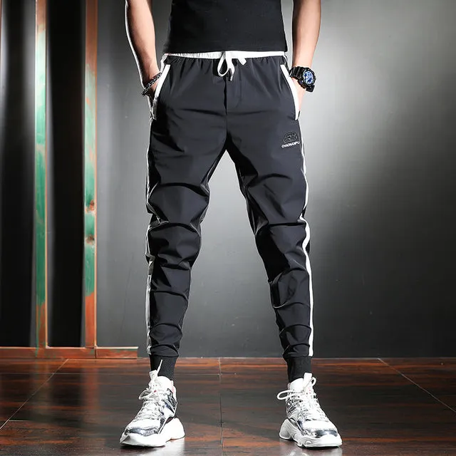 Striped Casual Pencil Pants
