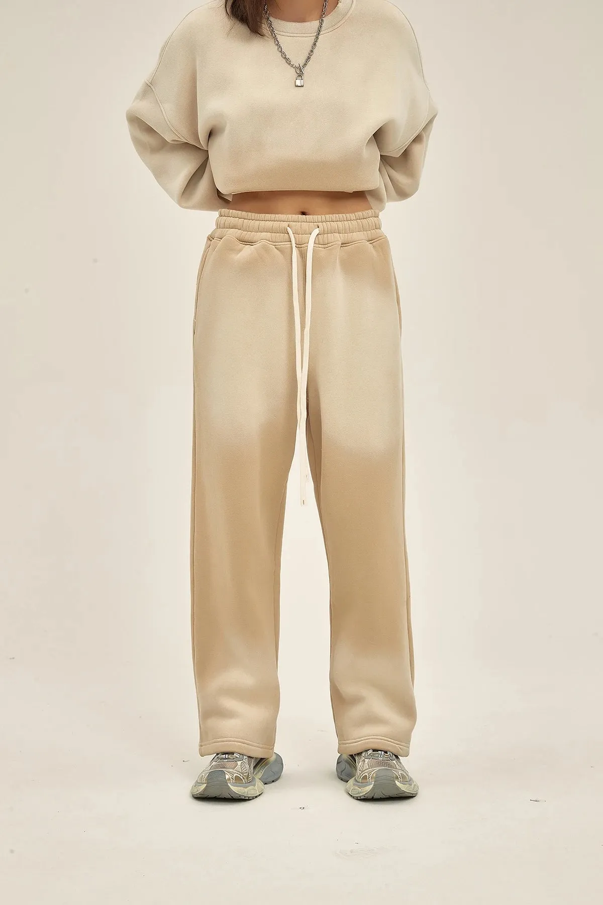 Sun Dye wide leg sweatpants