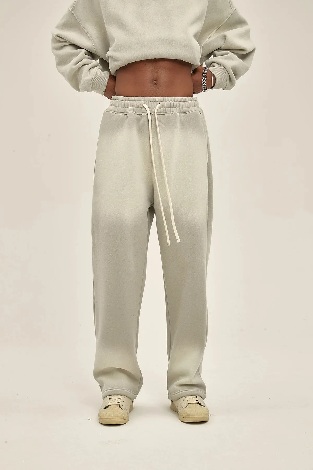 Sun Dye wide leg sweatpants