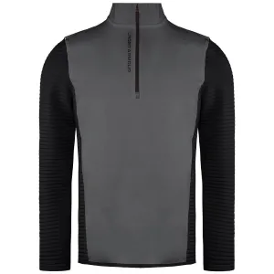 Under Armour Evolution Daytona Mens Grey/Black Hybrid Golf Sweater