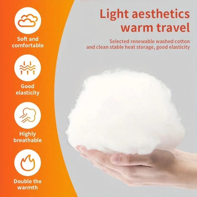 USB Heated Neck Warmer – 3-Speed Cotton Scarf