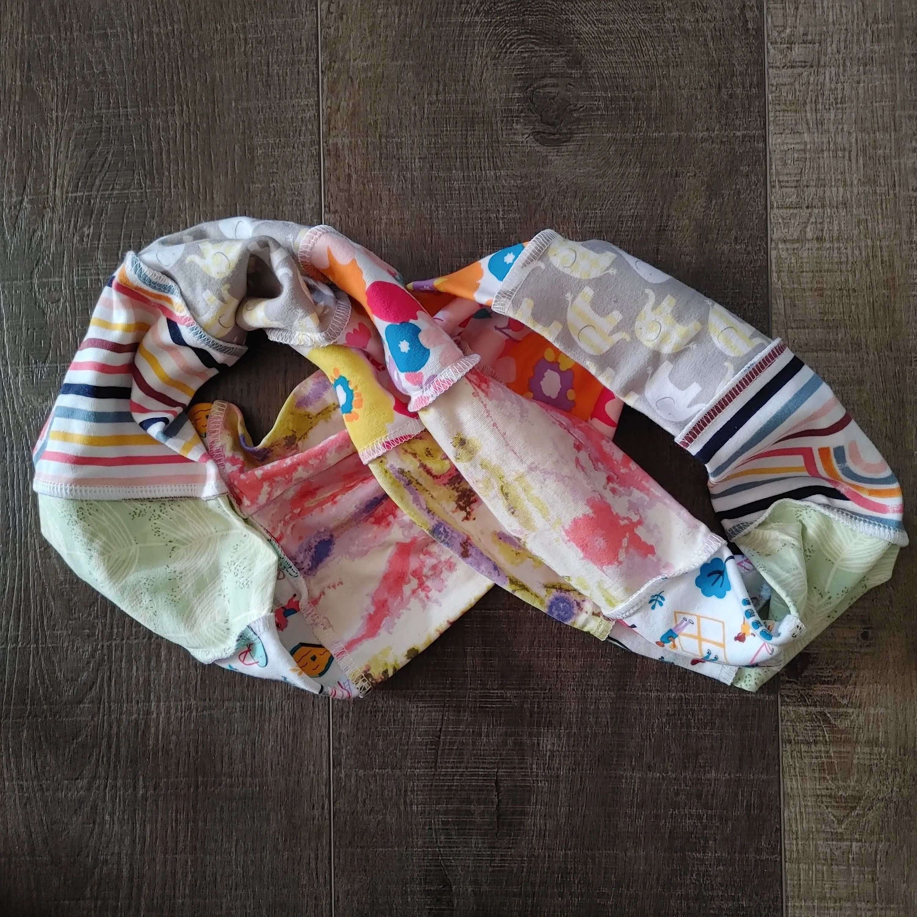 Vivid Floral/Elephants/Watercolor/Rainbows Infinity Scarf