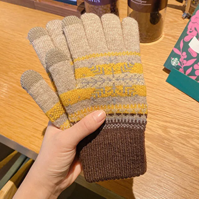 Warm Knitted Gloves