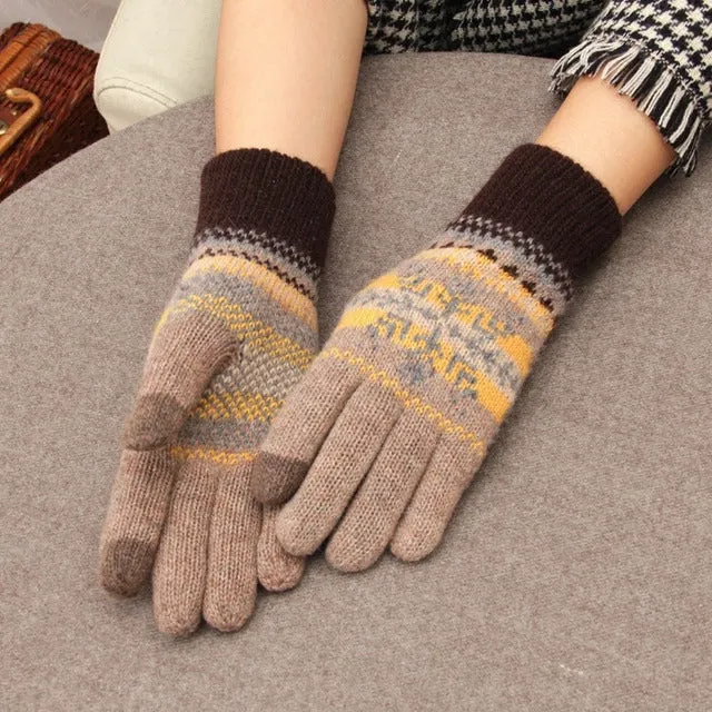 Warm Knitted Gloves