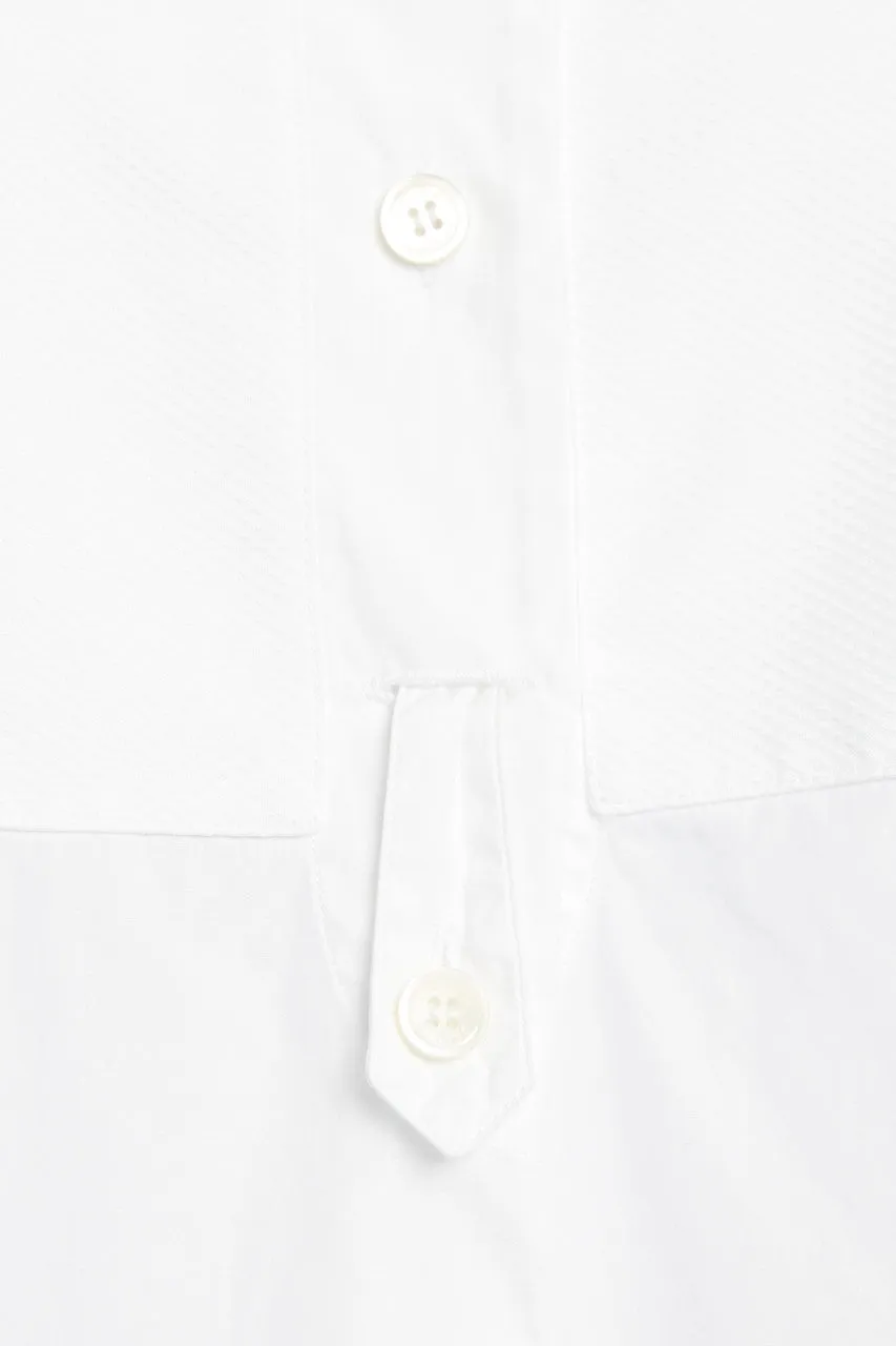 White Tuxedo Style Preowned Shirt