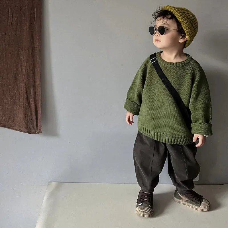 Winter Autumn Kids Sweaters Boys Girls