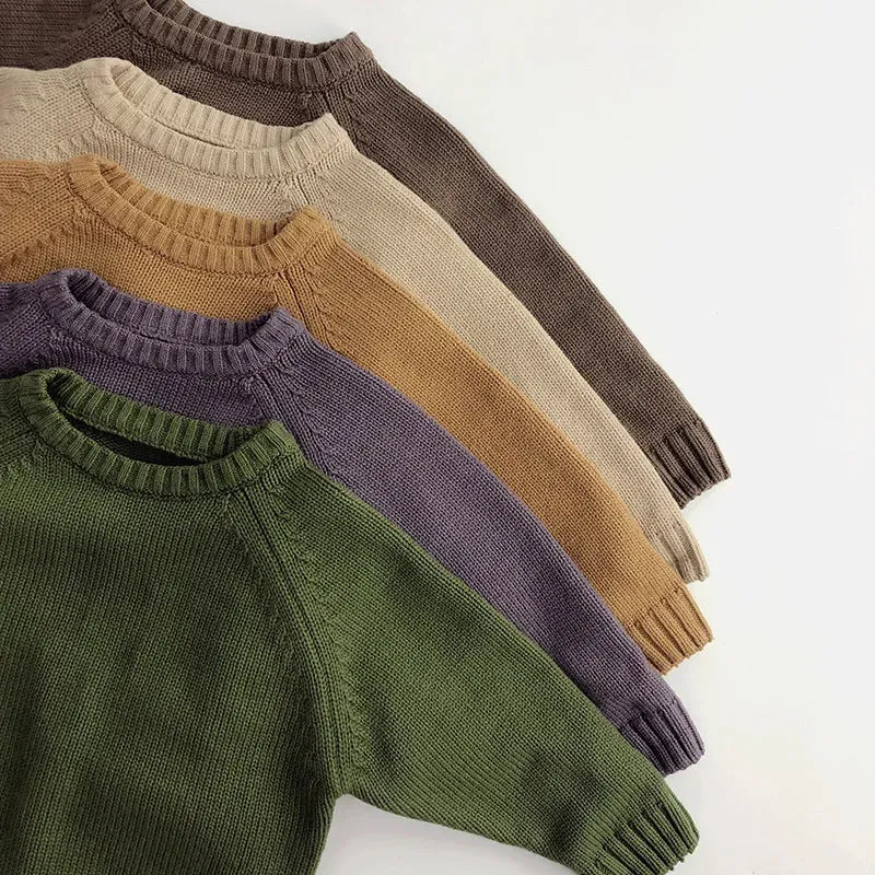 Winter Autumn Kids Sweaters Boys Girls