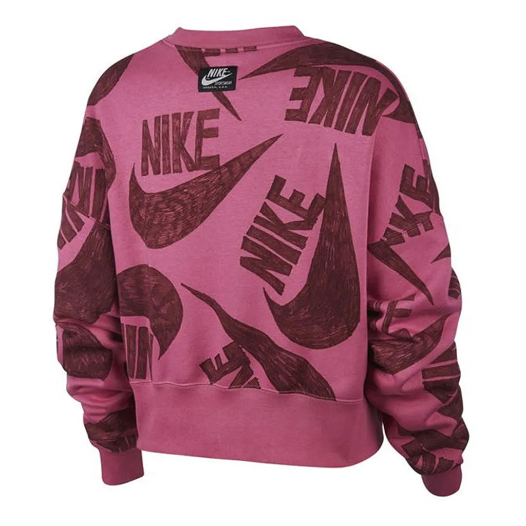 WOMEN'S ICON CLASH CREW FLEECE