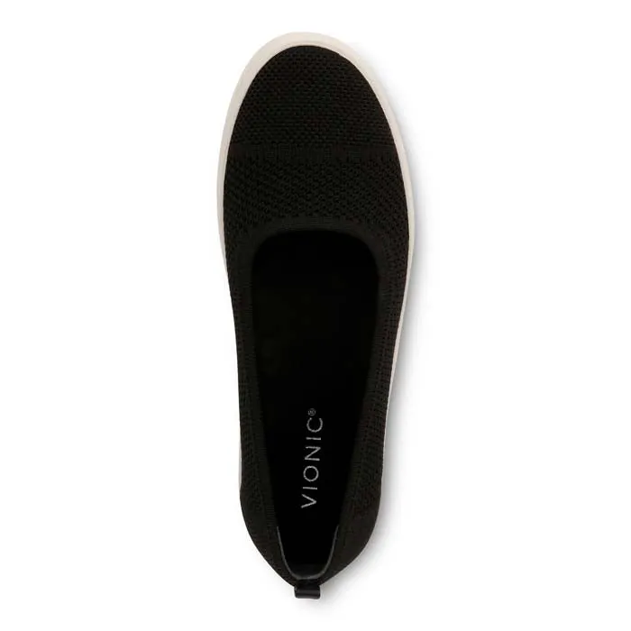 Womens Vionic Uptown Skimmer in Black