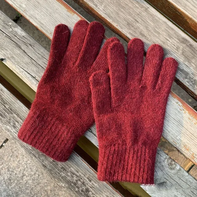 women's winter  cute plush warm  winter gloves