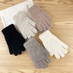 women's winter  cute plush warm  winter gloves