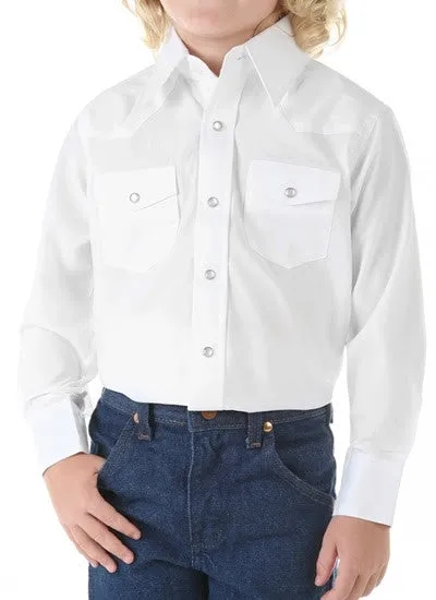 Wrangler Boys Dress White Shirts Style 204WHSL
